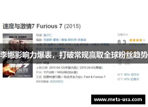 李娜影响力爆表，打破常规赢取全球粉丝趋势